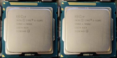 2 Stück Intel SR0RR Core i5-3330S 2,7GHz LGA1155 Quad-Core CPU Prozessor