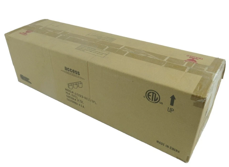 Access Lighting Nitro 2 3 Light 25-3/16" Bathroom Vanity Light 62293-BRZ/OPL - Image 2 of 4