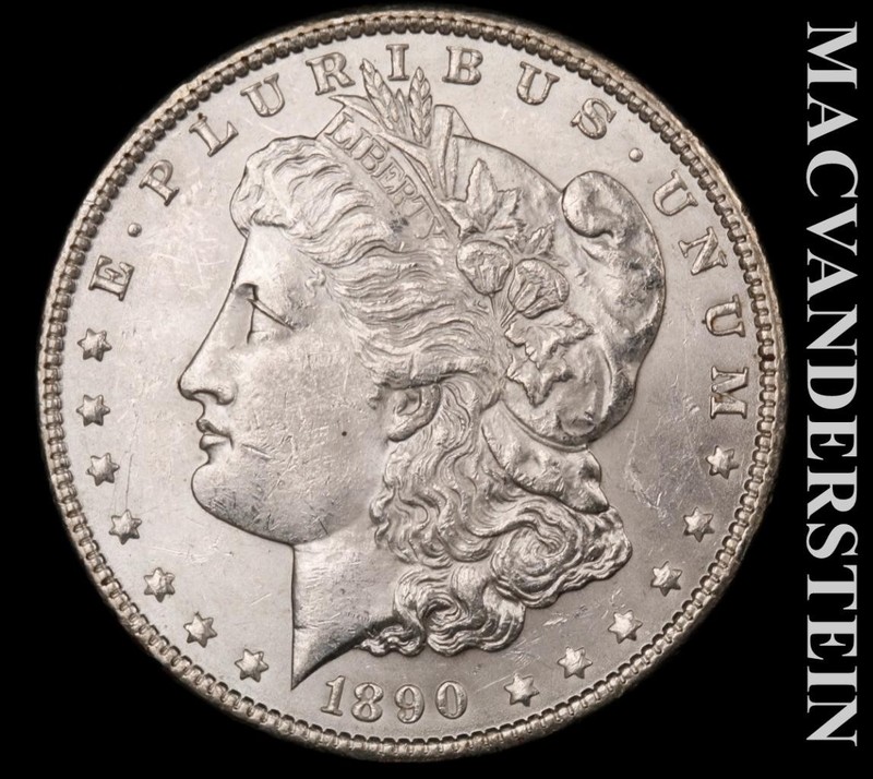 1890 Morgan Dollar- Silver- Uncirculated Luster- No Reserve #L5519