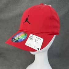 Nike Air Jordan Big Kids Rise Cap Gym Red  Black Adjustable OS 8-20 9A0724-R78
