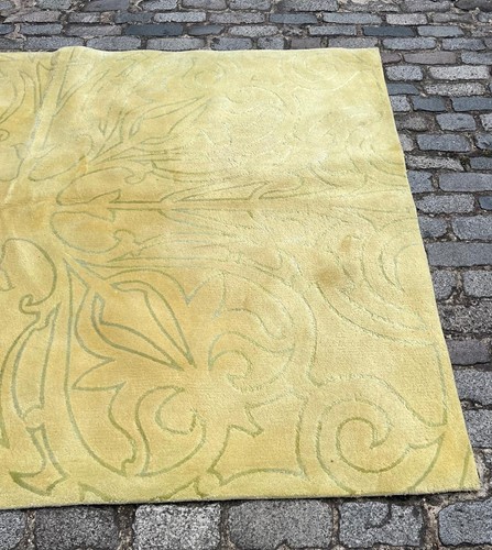 A DAZZLING OLD HANDMADE TRADITIONAL INDIAN ORIENTAL SYNTHETIC RUG(240 x 170 cm)* - Picture 8 of 13