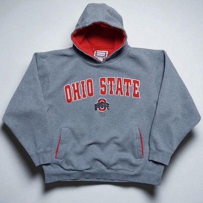Vintage Y2K Ohio State XL Foot Locker Hoodie OSU Gray Buckeyes 