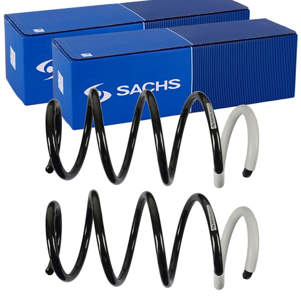 2X Sachs Fahrwerksfedern Vorne Passend FÜR Renault Kangoo Links+Rechts-image