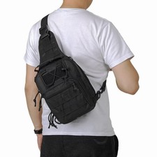 Tactical Sling Bag Pack Small EDC Molle Assault Outdoor Army Shoulder Backpack
