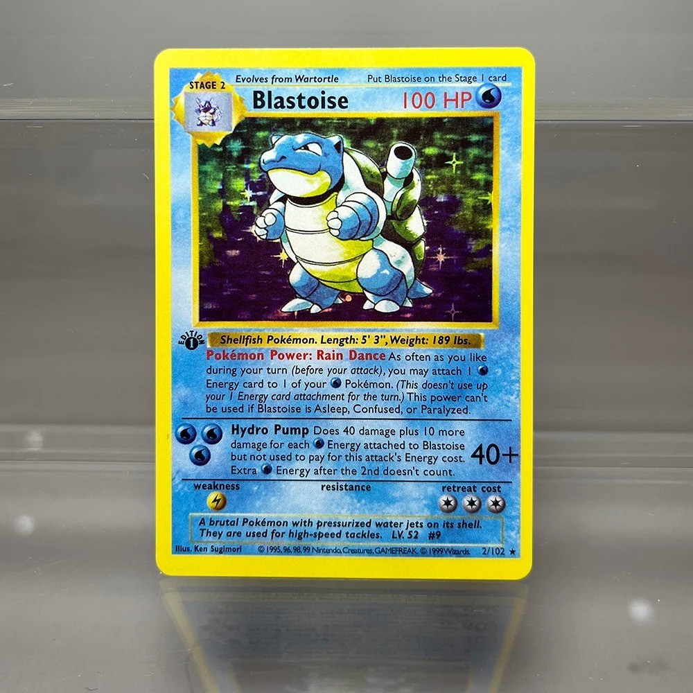 Charizard Blastoise Dragonite 1ST Edition Proxy Cards 1996 Base Set Foil Replica