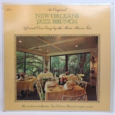 Alvin Alcorn Trio   An Original New Orleans Jazz Brunch Vinyl LP Jazz VERY GOOD+