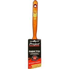 Linzer WC2522-2 Paint Brush, Walnut/White, Wood Handle, 2 in W, 2-1/2 in L Brist