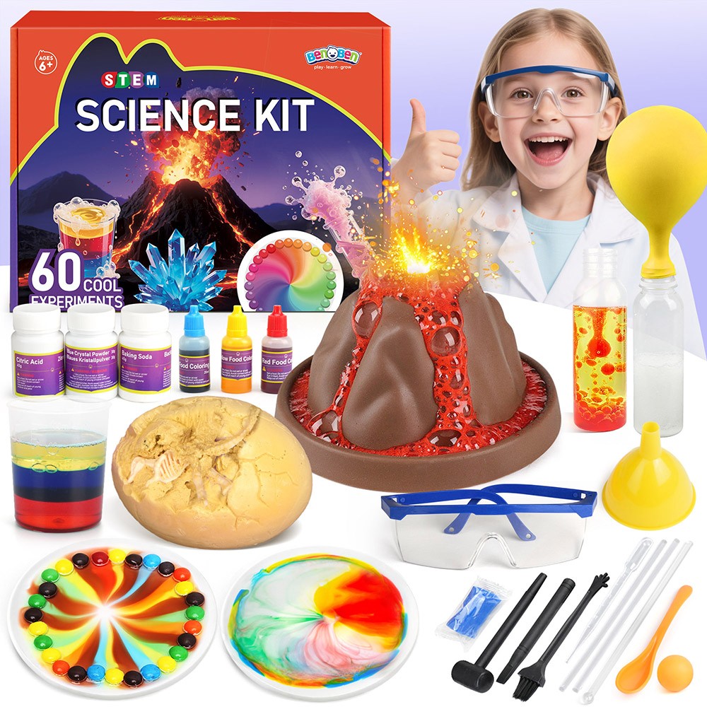 60 Experiments Science Kits for Kids STEM Educational Toy Starter Science Kit
