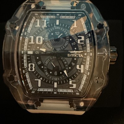 Invicta Racing Cyclone Men's Watch 48.5mm Smoke/White #2