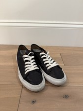 FRYE Gia black leather sneakers Women's size 9 M Excellent condition
