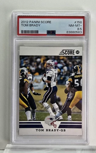 2012 Score - Tom Brady #158 PSA 8.5