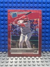 2020 Donruss Optic DEIVY GRULLON Red Prizm Rated Rookie #73 Phillies