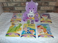 Vintage Share-A-Story Share Bear Care Bear With All 5 Books And Cartridges 2004