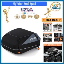 Waterproof Car Roof Top Carrier 12 Cu Ft Soft Roof Bag For All Vehicles