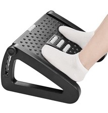 HEETA Foot Rest Under Desk, Adjustable Height Footrest Ergonomic Foot Stool with
