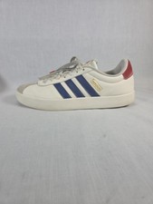 Adidas Women's VL Court 3.0 Sneaker Size 10 White Blue Stripes