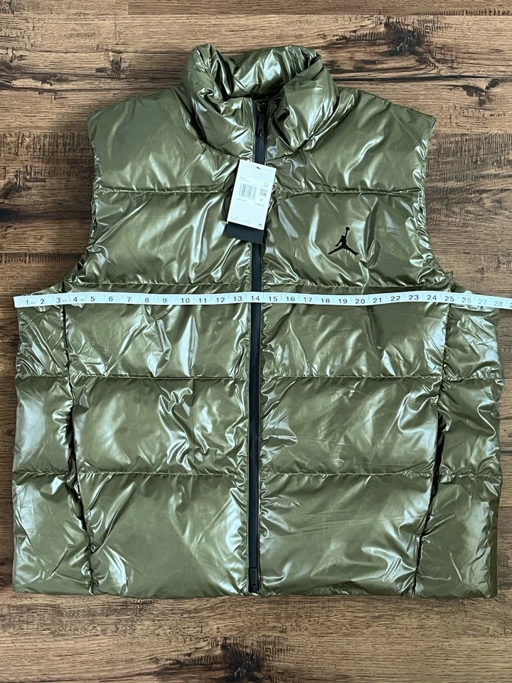 Jordan Flight Therma Fit Down Vest ‘Green’ (size mens XXL) - Image 2 of 4