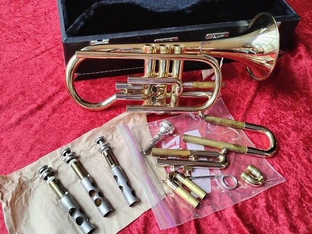 Blessing XL Shepherd's Crook Cornet in Brass Lacquer - Image 4 of 4