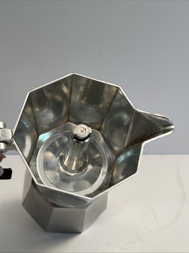 Vtg ZANZIBAR Moka Pot 4 CUP Stovetop Aluminum Coffee Espresso Maker ITALY - Picture 6 of 12