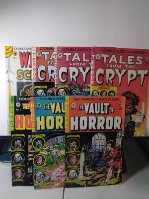VAULT OF HORROR, TALE FROM THE CRYPT, WEIRD SCIENCE 7 ISSUECOMIC SET