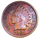 1901 Indian Head Penny.....   Nice Detailed Coin.....  5-7-9
