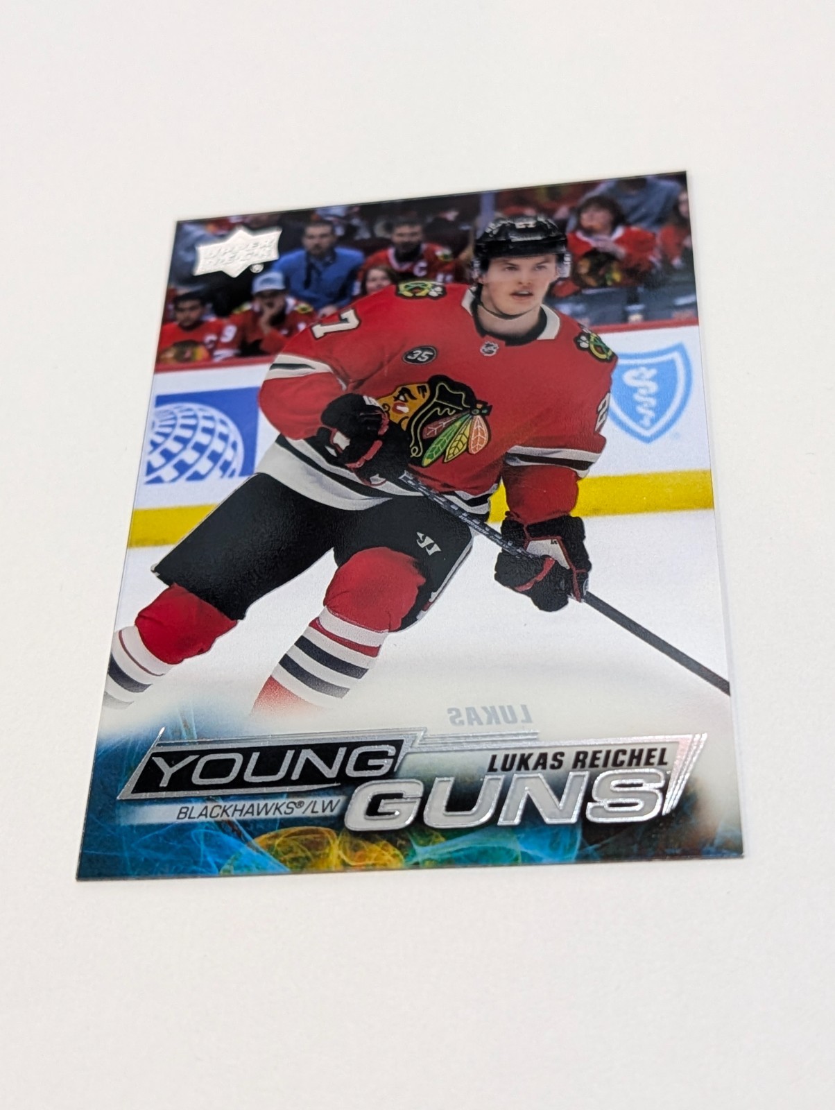 2022-23 Upper Deck Series 1 Clear Cut Young Guns Lukas Reichel YG RC Card# 235