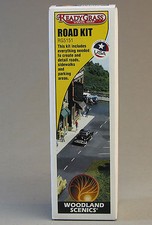 WOODLAND SCENICS ROAD KIT o gauge train scenery roadway streets sidewalk WDS5151