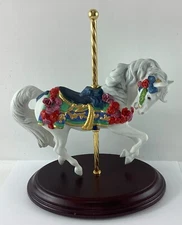 Carousel Enchantment by Lynn Lupetti 1988 Franklin Mint Carousel Horse Sculpture