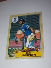 1987 Topps baseball Bo Jackson ICONIC future stars card #170 High Grade