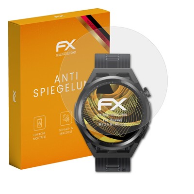 atFoliX 3x Displayfolie für Huawei Watch GT Runner Schutzfolie matt&stoßfest