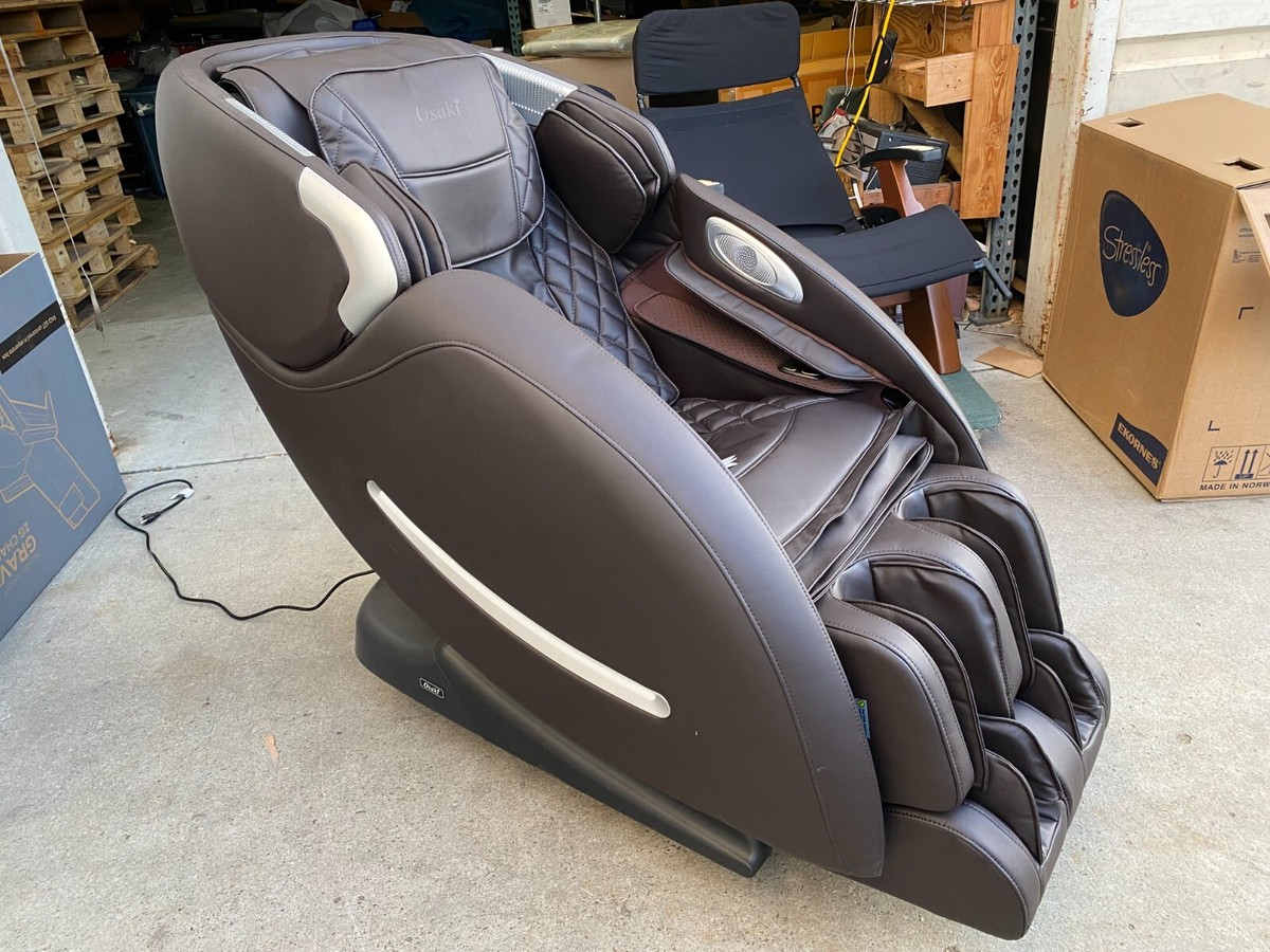 Brown Titan Osaki OS-4000XT L-Track Massage Chair Recliner #5