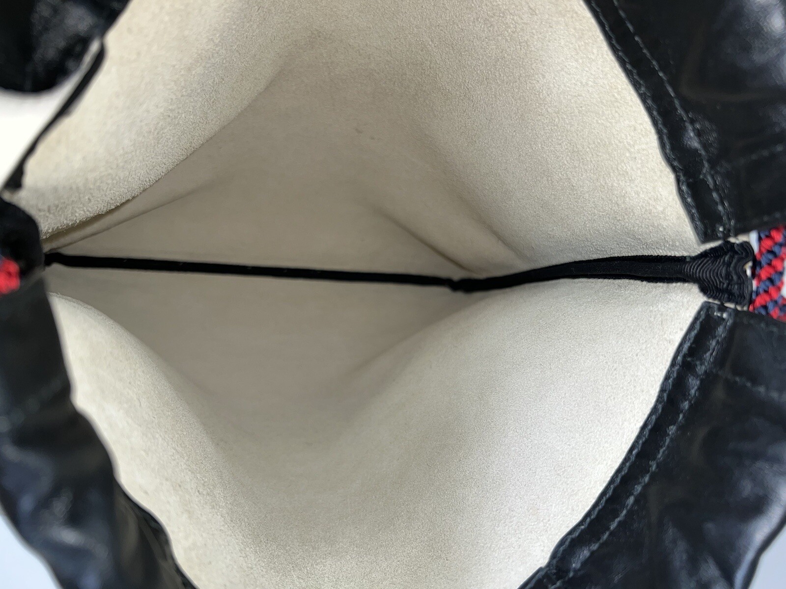 Gucci Zaino White Cripto Logo Drawstring Backpack… - image 7