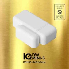 Qolsys IQ Wireless S-Line Mini Door/Window Sensor, White QS1135-840 - BRAND NEW