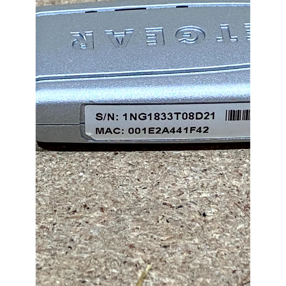 Netgear WG111v3 Wireless-G USB Adapter Silver Wi-Fi Dongle 54 Mbps Plug & Play - Image 3 of 4