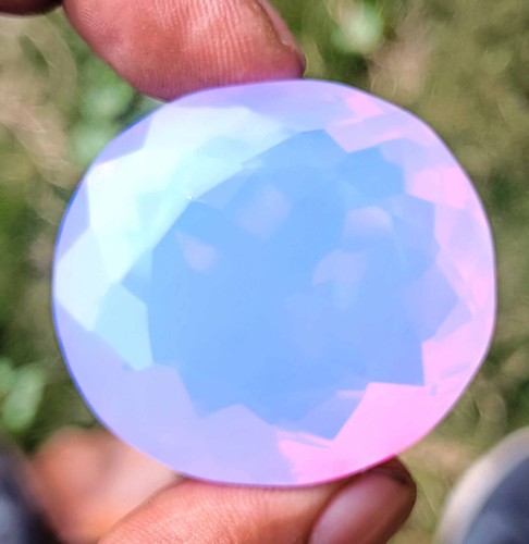 Imposing Bi-Color Opal Oval Cut 225 Carat Ethiopian EGL Certified Loose Gemstone - Picture 14 of 18