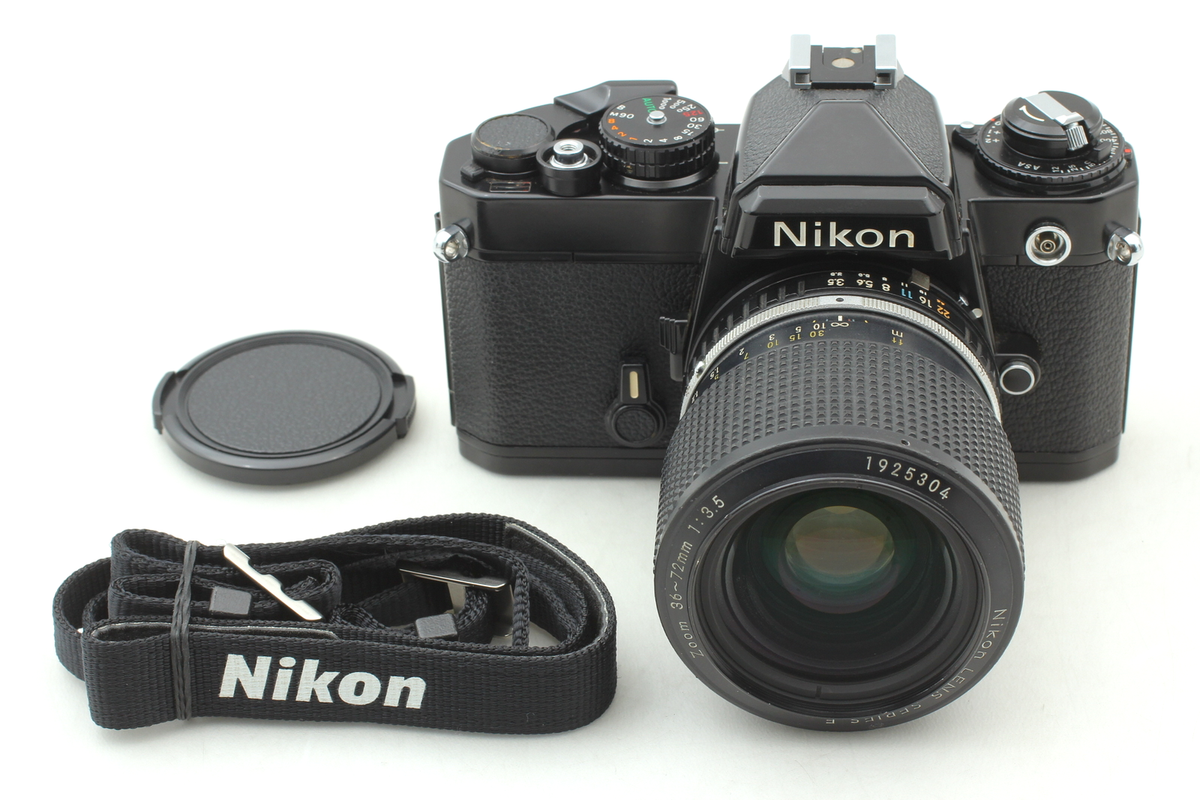 フィルムカメラ Nikon FE / Ai-S E Zoom 36-72mm F3.5 🌸[Near MINT] Nikon FE 35mm Film Camera Series E Ai-s Zoom