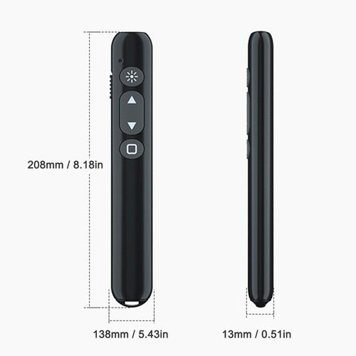 For PC Power point Presentation Remote Wireless Presenter Laser Pointer Clicker - Picture 8 of 16