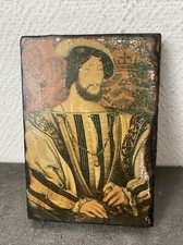 Ancien Cadre Icône François 1er Bois Image Deco 