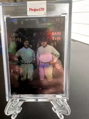 Babe Ruth/Lou Gehrig Project 70 Andrew Thiele Rainbow Foil 51/70 READ