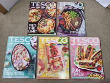 5 Tesco Magazines Bundle. Issues Between January and July/ August 2023