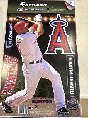 Albert Pujols Fathead Teammates Los Angeles Angels MLB 16in Tall Wall Graphic