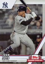Juan Soto 2024 Topps trading card day #NYY-5 New York Yankees SGA 8/3