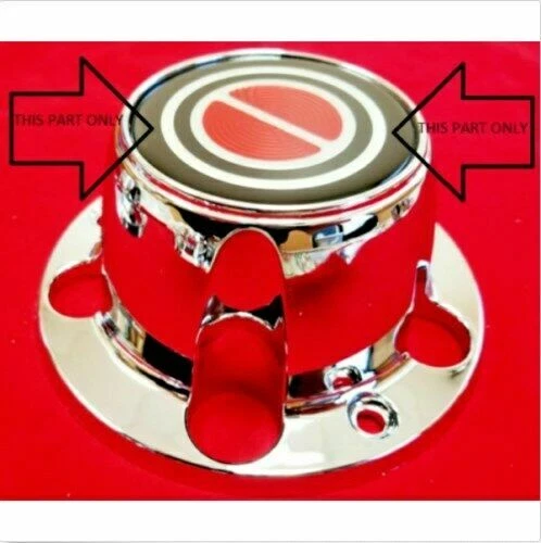 4 tapas centrales emblema rojo pegatinas insignias logotipos ford f150 bronco van 1980-1996 Foto 2 de 2