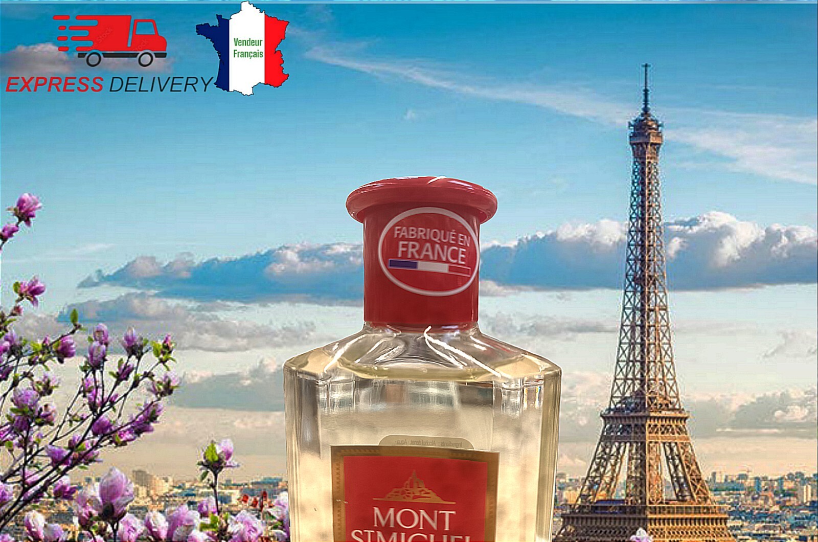 Eau de Cologne LaVeritable Cèdre et Romarin 250 ml | Parfum Noble en Flacon de Verre