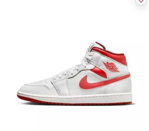 NEU Jordan 1 Mid SE "White/Lobster/Dune Red/Sail" Herren 10,5 - Bild 6 von 8