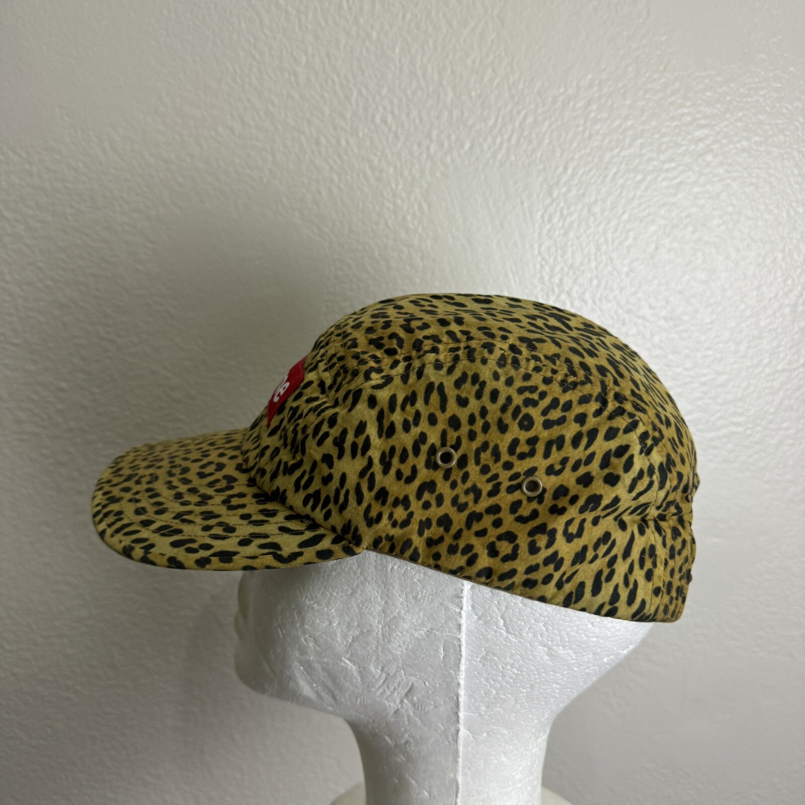 Supreme Barbour Waxed Cotton Camp Cap Leopard - Gem
