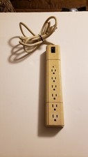 ACCO 50684 6-Outlet 6' Cord Beige Surge Protector Suppressor Strip.