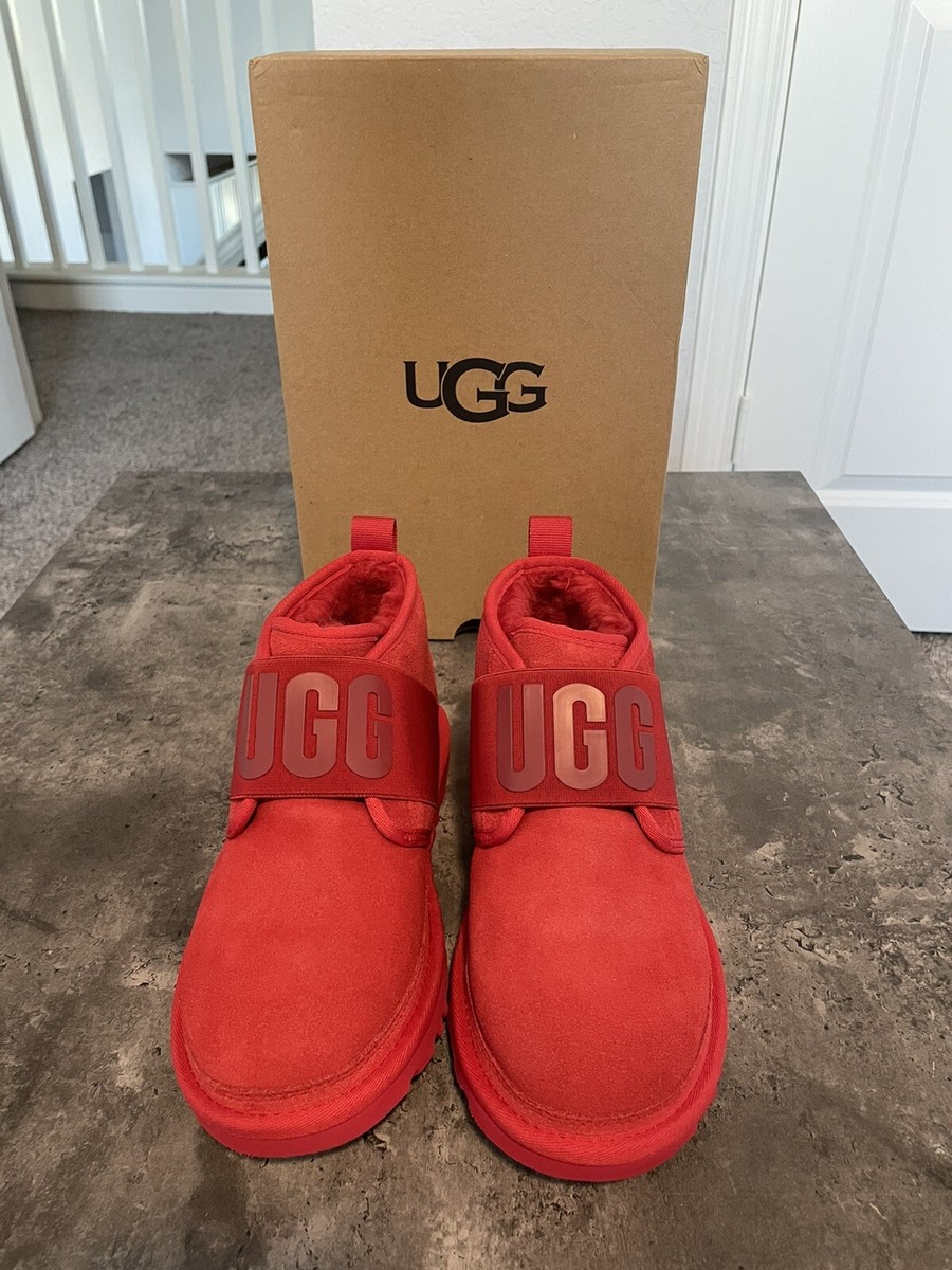 New Womens UGG Neumel II Slip On Boot - Ribbon Red Size 6