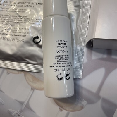CLE DE PEAU BEAUTE LOTION CREAM SET SYNACTIF INTENSIVE FACIAL MASK