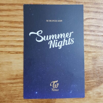 Chaeyoung Official Photocard Twice Summer Night The 2nd Special